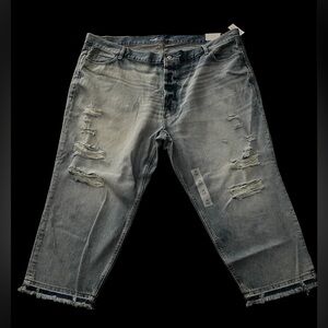 Old navy sz26w high rise slouchy crop jeans